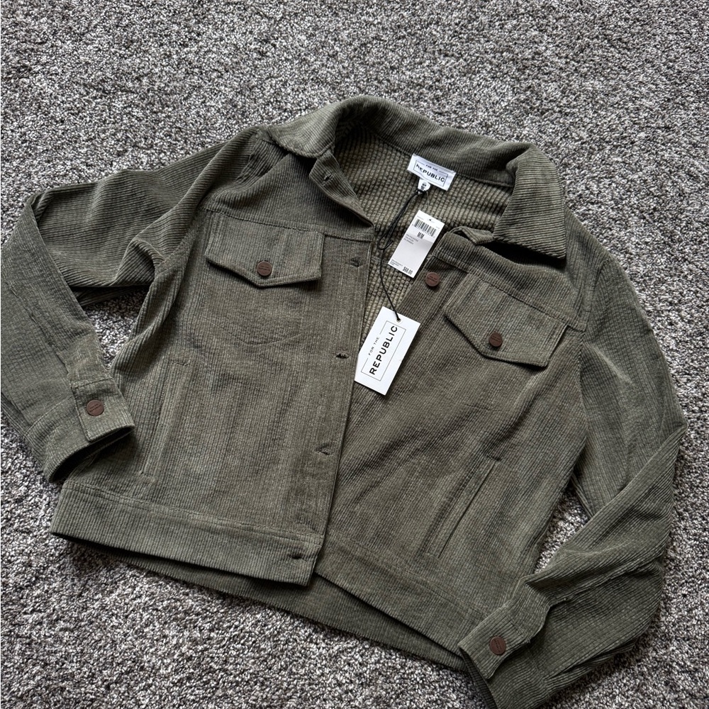 For The Republic Sage Corduroy Jacket